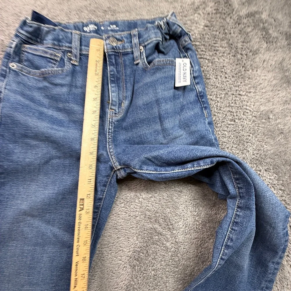 Old Navy Boys 360 Stretch Slim Jeans NWT Size 16 24x30 Medium Wash Denim